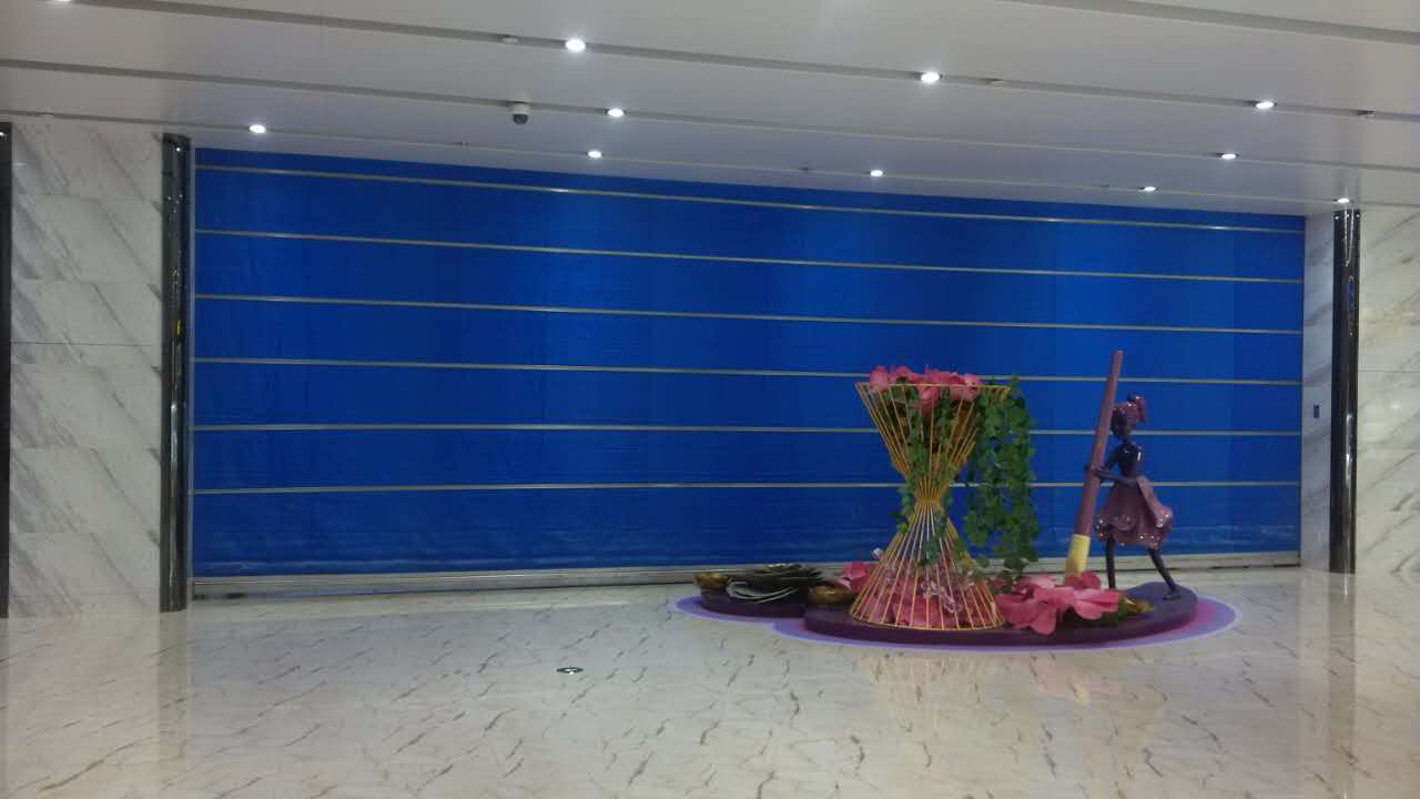 2017年12月10日臨汾明珠金港防火卷簾門(mén)完美竣工驗(yàn)收效果圖！