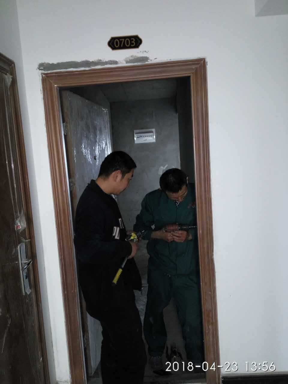 2018年4月23日榆次工地安裝現(xiàn)場